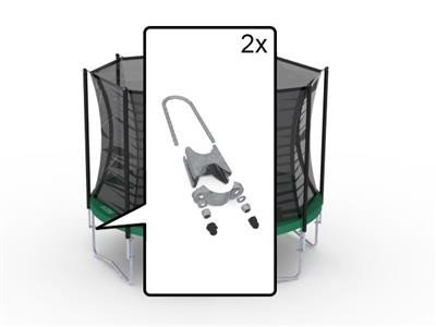 Berg Safety Net Comfort - Bevestigingsset voor 1 paal