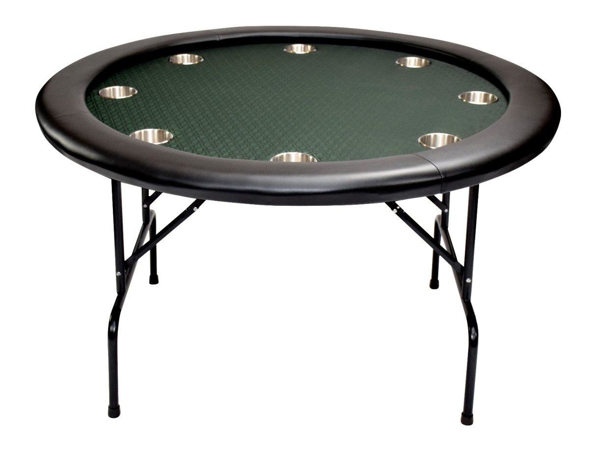 NORTH Texas Pokertafel Groen Rond 8 Personen