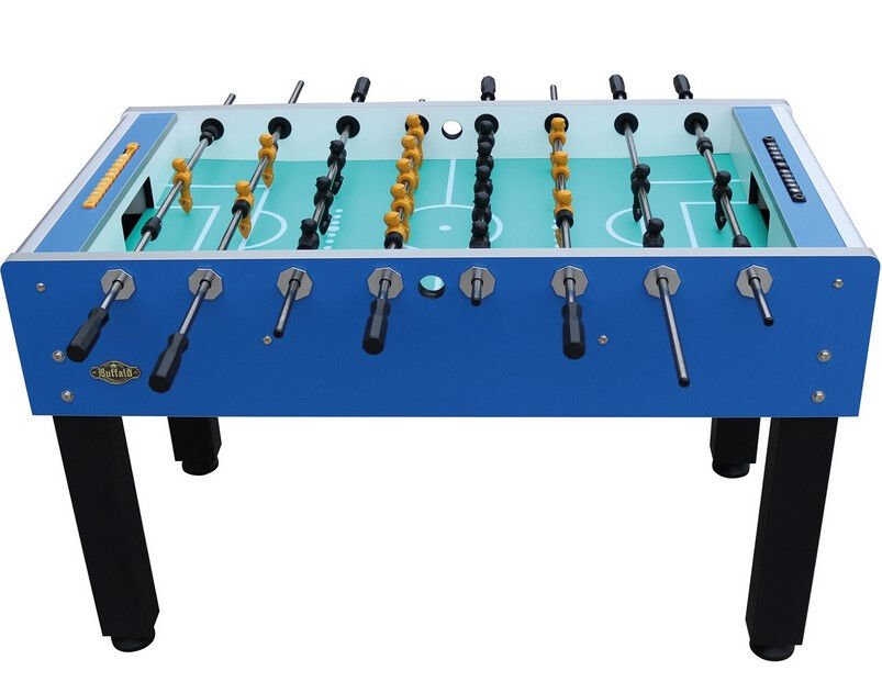 Buffalo voetbaltafel School indoor blauw
