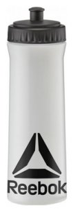 Reebok Water Bottle 750 ml Clear/Black miniatuur