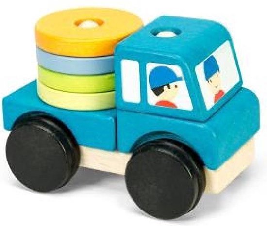 Le Toy Van Voertuig Stapelen Blauw