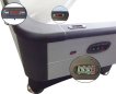 TopTable Typhoon Pro Metal-line Grijs/RVS Airhockeytafel 7FT miniatuur
