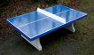 Heblad Tafeltennistafel Beton Blauw Rechte Hoek miniatuur