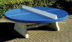 Heblad Tafeltennistafel Beton Blauw Rond miniatuur