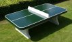 Heblad Tafeltennistafel Beton Groen Afgeronde Hoek miniatuur