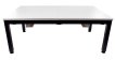 NORTH Essence Pooltafel/Eettafel Zwart/Wit 7FT miniatuur