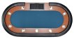NORTH Nevada Pokertafel Blauw 10 Personen miniatuur