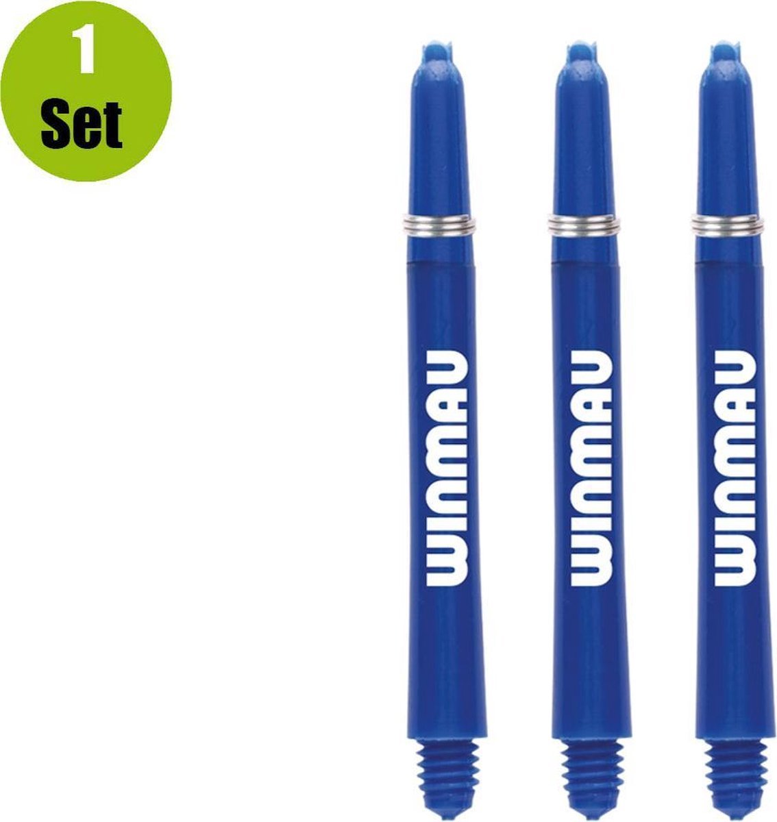 Winmau Dart Shafts Nylon Signature - Blauw - Medium - (1 Set)