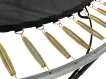 EXIT Elegant Premium Trampoline 253 + Safetynet Deluxe Zwart miniatuur