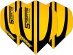 Winmau Mega Standard Stratos Geel dart flights miniatuur