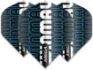 Winmau Mega Standard Winmau Logo Zwart en Blauw dart Flights miniatuur
