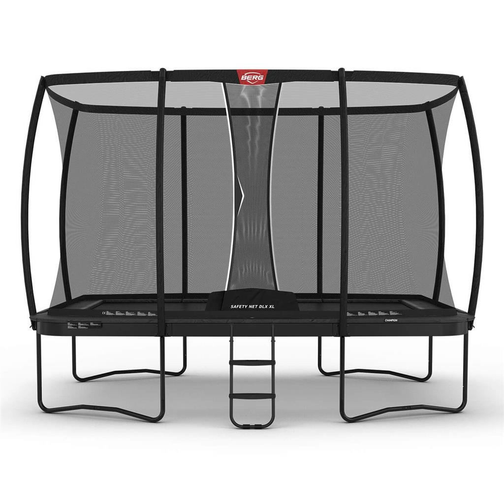 BERG Ultim Champion Regular Trampoline 500 Grijs + Safety Net Deluxe XL