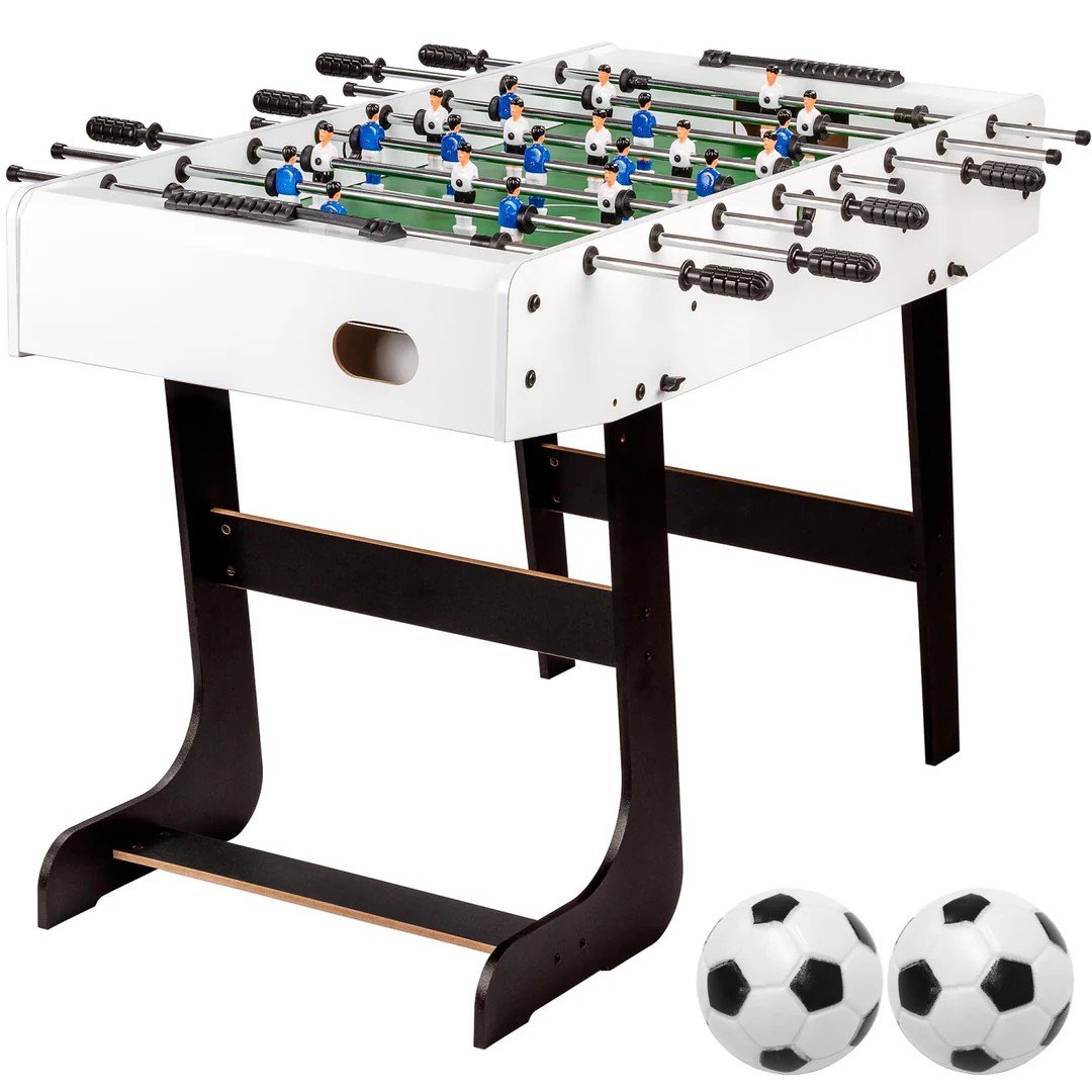 NORTH Durham Voetbaltafel Wit Foldy