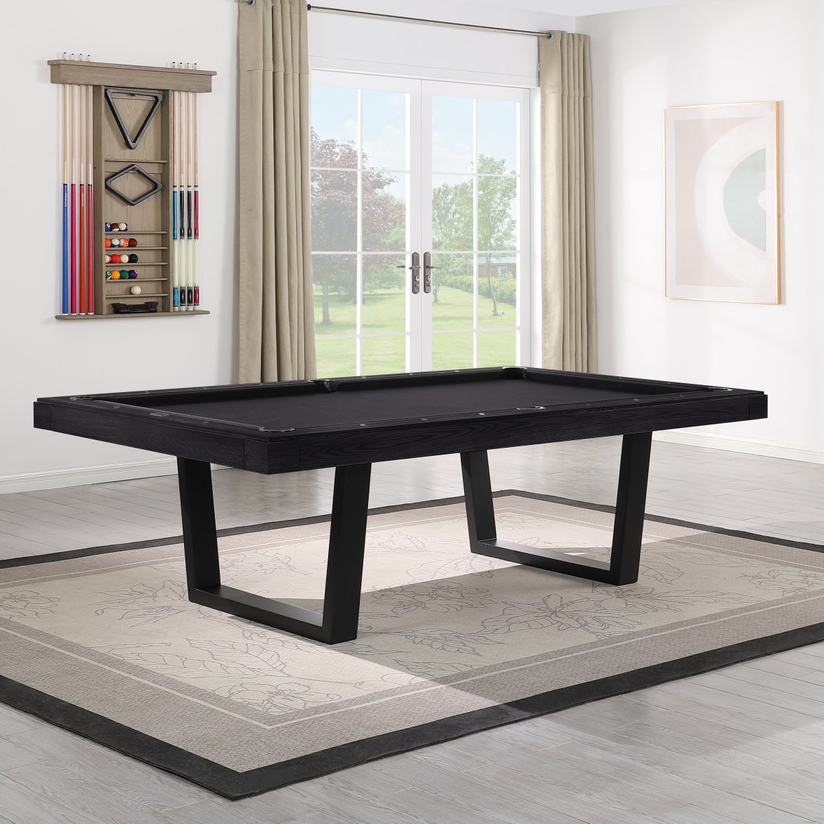 Lexor Dinner Unity Pooltafel 7FT Zwarte Eik