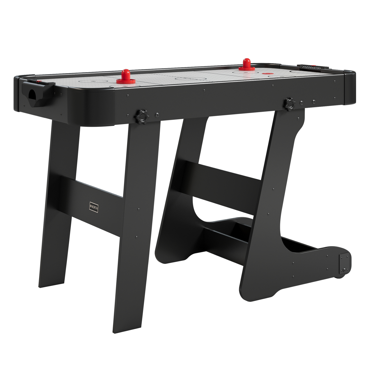 NORTH Arctic Airhockeytafel Zwart/Wit 4FT