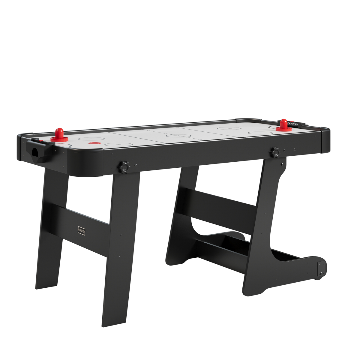 NORTH Arctic Airhockeytafel Zwart/Wit 5FT