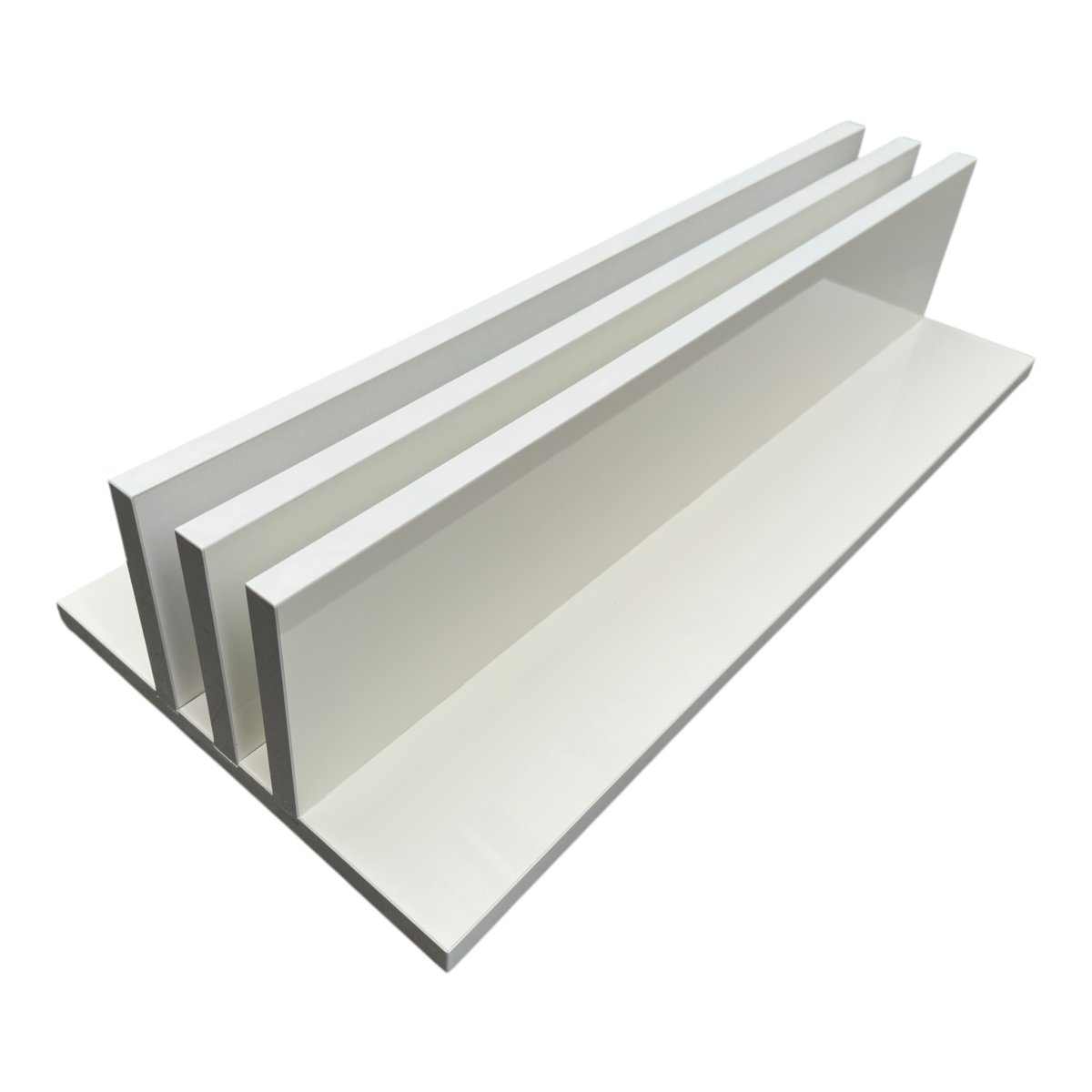 NORTH Afdekplaat Houder Pooltafel Hoogglans Wit (Voor 2 Tops)