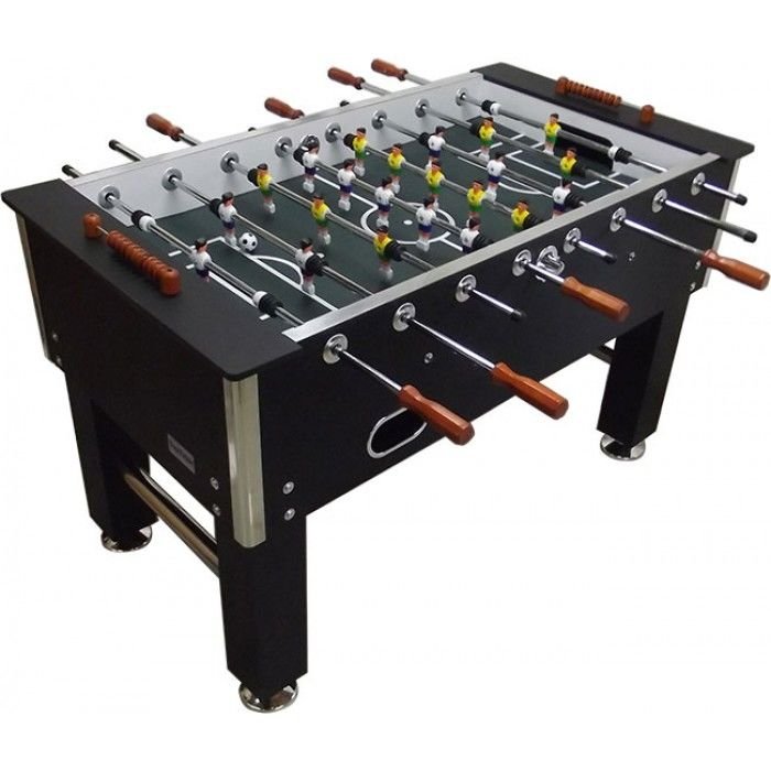 TopTable Big Black Carbon Voetbaltafel Zwart