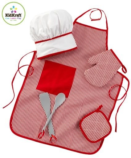 Kidkraft Tasty Treats Chef Accessoireset - Rood
