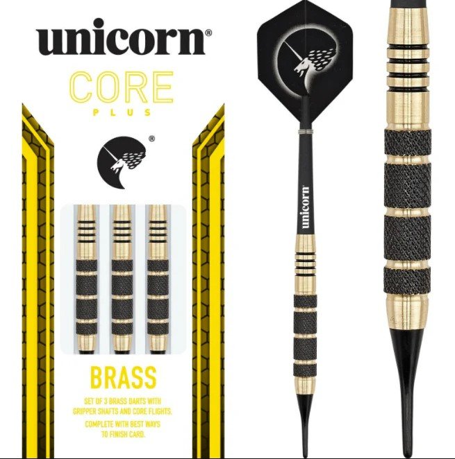 S/T Core Plus Win - BLK Brass Darts - 19G
