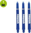 Winmau Dart Shafts Nylon Signature - Blauw - Short - (1 Set) miniatuur