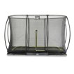EXIT Silhouette inground trampoline 244x366cm met veiligheidsnet - zwart miniatuur