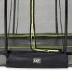 EXIT Silhouette inground trampoline 244x366cm met veiligheidsnet - zwart miniatuur