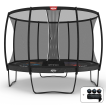 BERG Elite Regular Trampoline 430 Grijs Levels + Safety Net Deluxe XL miniatuur