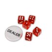 NORTH Pokerset Aluminium Pokerkoffer 600 Chips en Kaartmixer miniatuur