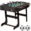 NORTH Durham Voetbaltafel Zwart Foldy miniatuur