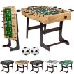 NORTH Durham Voetbaltafel Wood Foldy miniatuur