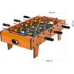 NORTH Oban Mini Voetbaltafel Light Wood 70 x 37 x 25 cm miniatuur