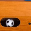 NORTH Oban Mini Voetbaltafel Light Wood 70 x 37 x 25 cm miniatuur