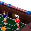 NORTH Oban Mini Voetbaltafel Dark Wood 70 x 37 x 25 cm miniatuur