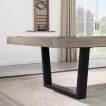Lexor Dinner Unity Pooltafel 7FT Cement miniatuur