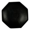 NORTH Handvat Zwart Plastiek 16mm Voetbaltafel miniatuur