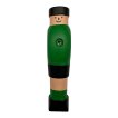 NORTH Voetbaltafelpoppen Groen Set (van 11) Houten 16MM miniatuur