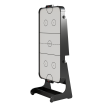 NORTH Arctic Airhockeytafel Zwart/Wit 5FT miniatuur