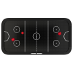 NORTH Zenith Airhockeytafel Zwart/Zwart 7FT miniatuur
