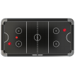 NORTH Storm Airhockeytafel Zwart/Zwart RVS 7FT miniatuur