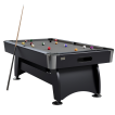 NORTH Gardone Pooltafel Zwart/Grijs 7FT miniatuur