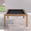 Top Table Lexor Pooltafel Dinner Design Vintage Oak 7FT miniatuur