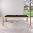 Top Table Lexor Pooltafel Dinner Design Vintage Oak 7FT miniatuur