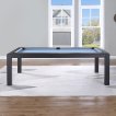 Top Table Lexor Pooltafel Dinner Design Black-Oak 7FT miniatuur