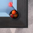 Top Table Lexor Pooltafel Dinner Design Black-Oak 8FT miniatuur