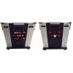 TopTable Twist 2in1 Junior Airhockey/Pooltafel Zwart/Wit 5FT miniatuur