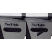 TopTable Twist 2in1 Junior Airhockey/Pooltafel Zwart/Wit 5FT miniatuur