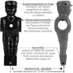 Tuniro Pro Black Voetbaltafel miniatuur