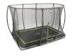EXIT Silhouette inground trampoline 244x366cm met veiligheidsnet - zwart miniatuur