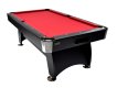 NORTH Gardone Pooltafel Zwart/Rood 7FT miniatuur